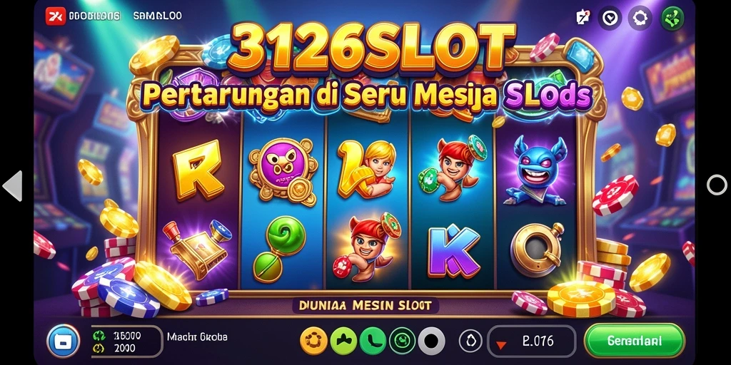 Tampilan gameplay seru 3126SLOT dengan pertarungan menegangkan.