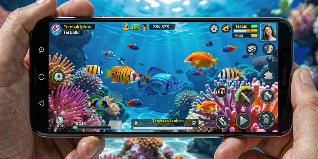 Tangkapan ikan berwarna-warni dalam game 8ZK yang menarik.