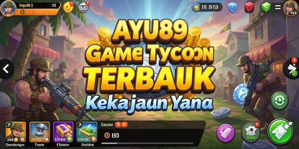 Screenshot utama AYU89 menampilkan gameplay Tycoon yang menarik.