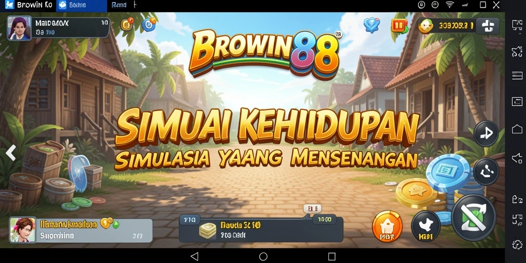 Tampilan gameplay BROWIN88 yang menarik dengan karakter dan lingkungan yang detail.