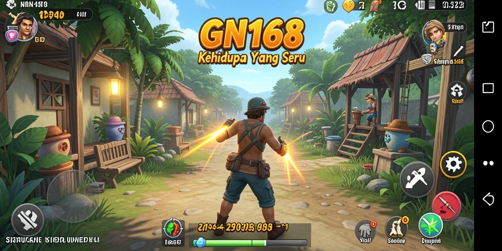 Tampilan gameplay GN168 yang mendalam dan interaktif.