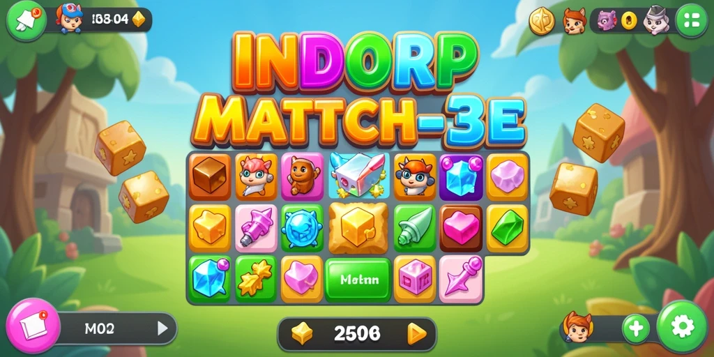 Tampilan gameplay yang seru dan menantang di INDORP.