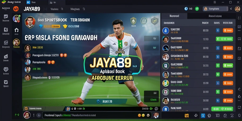 Tampilan antarmuka JAYA89 saat bermain Sportsbook yang interaktif.