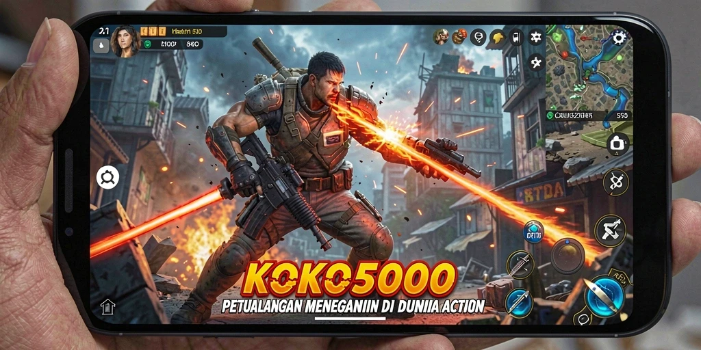 Tampilan gameplay KOKO5000 dengan aksi seru dan grafis terbaik.