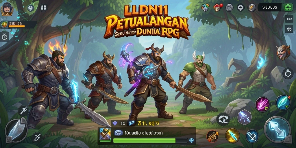 Tampilan gameplay LDN11 yang menarik dan penuh aksi dalam dunia RPG.