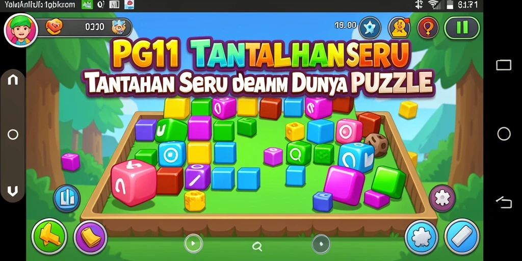 Tampilan layar permainan PG11 yang menarik dan penuh tantangan.