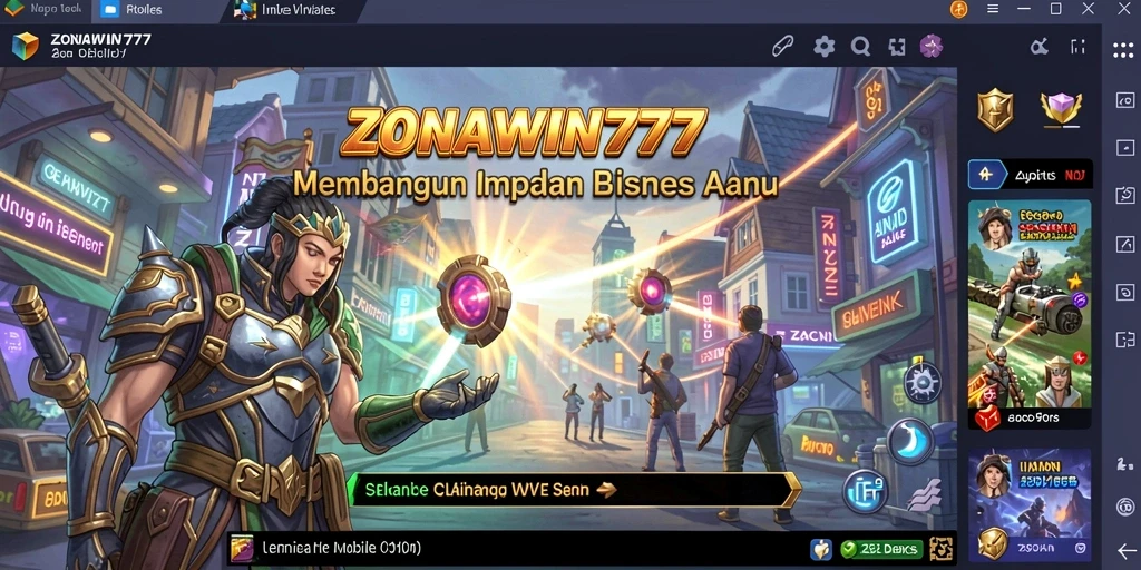 Tampilan gameplay ZONAWIN777 yang menegangkan dan penuh strategi.